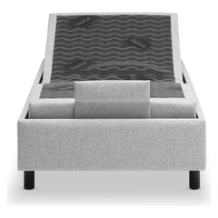 TEMPUR® Boxspring-vuoderunko sopii kaikille TEMPUR®-patjoille. Vuoderungossa on 16 cm tummat vakiojalat ja verhoiluna harmaa Stone -kangas.
