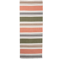 Tango-puuvillamatto, korallinvärinen kuosi.