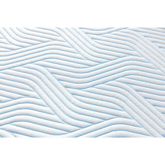 Lähikuvassa Tempur Pro Plus SmartCool -sijauspatjan 3D-kuvioitu irrotettava päällinen.