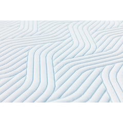 Lähikuvassa Tempur Pro Plus SmartCool -sijauspatjan 3D-kuvioitu irrotettava päällinen.