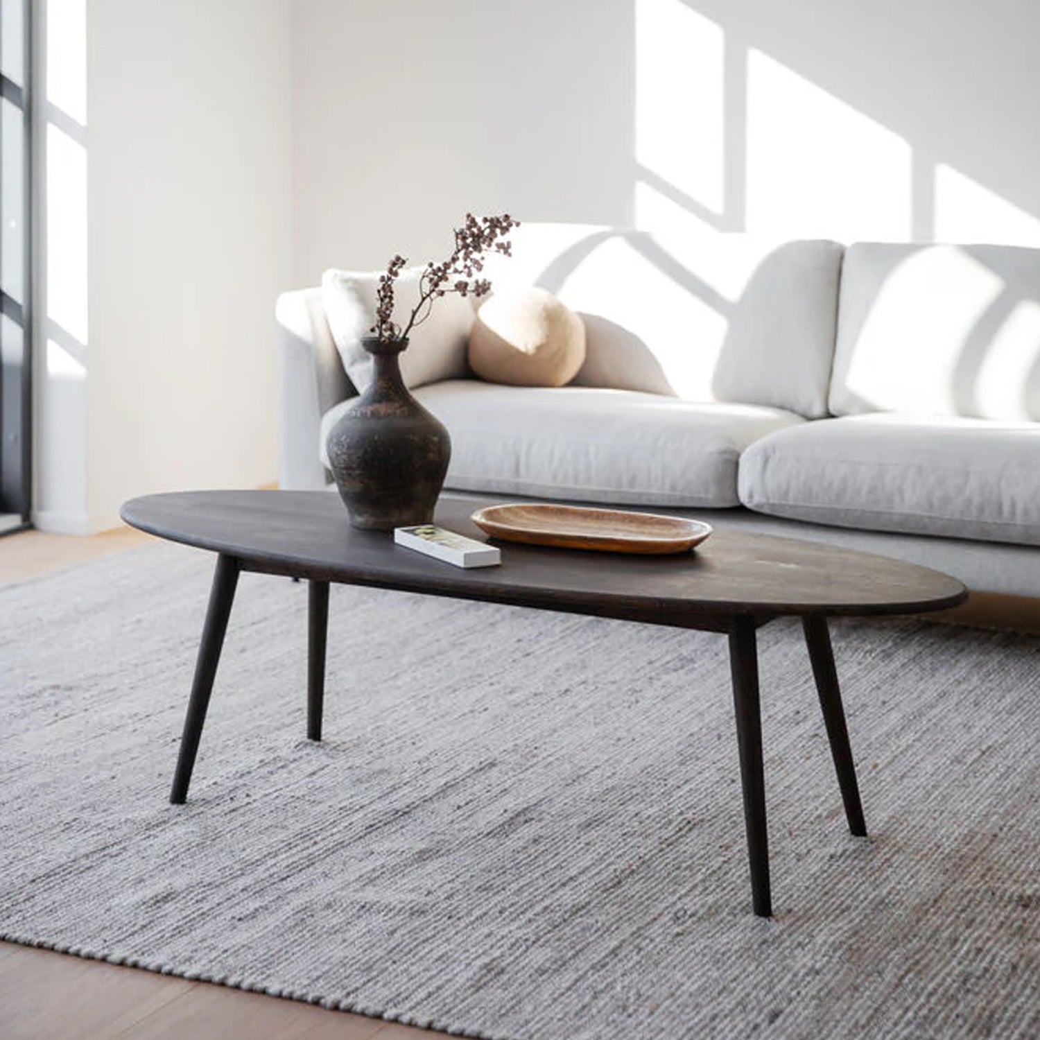 TOMPKINS sohvapöytä ovaali 150 cm