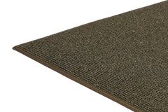 Laadukas kotimainen sileäksi kudottu Tweed-matto vihreänä.