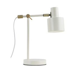 Cassius pöytävalaisin, beige.