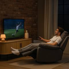 Melkeinpä parasta mitä Denverillä voi tehdä - on "röhnöttää" oikein kunnolla. Kuva tuotettu tekoälyä apuna käyttäen.