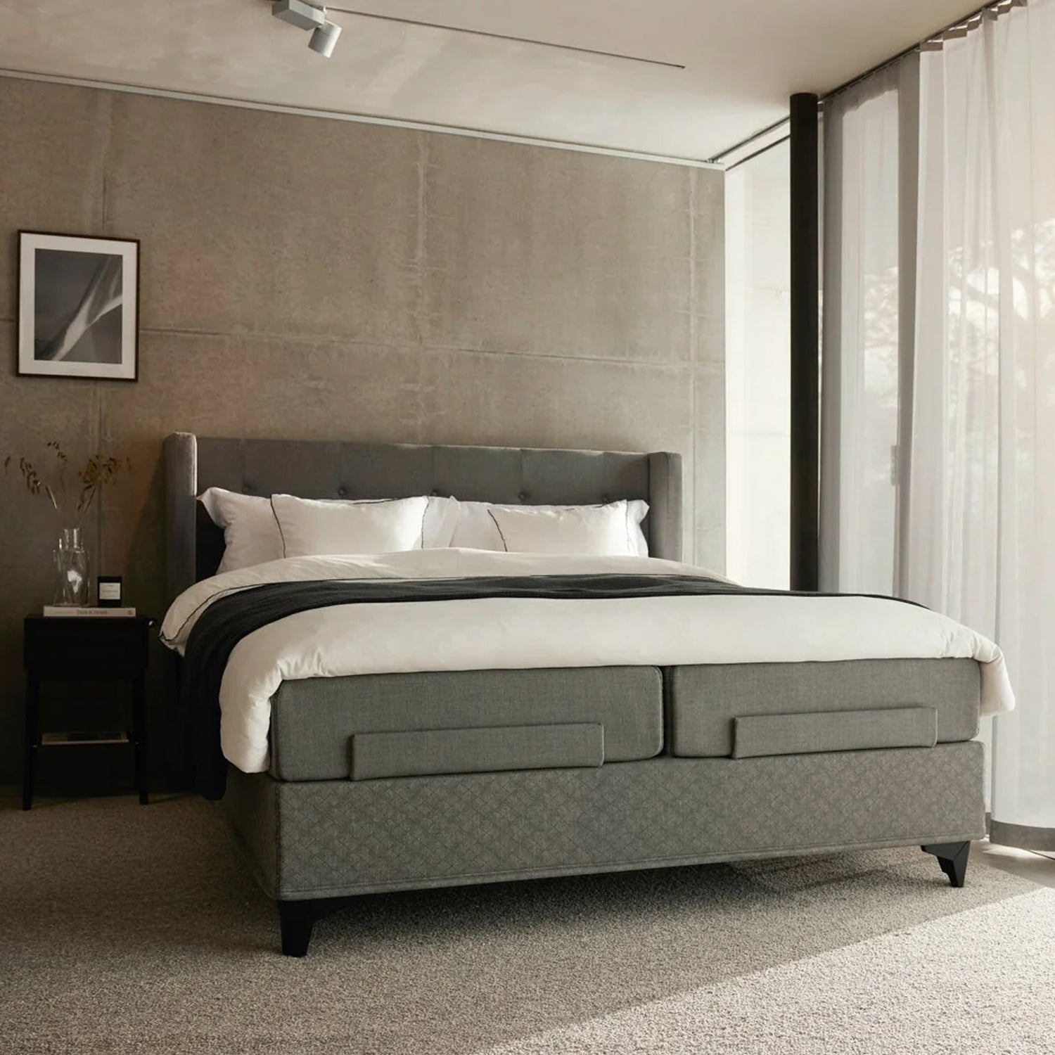 JENSEN MAJESTIC AQTIVE II moottorisänky paketti 180 x 200 cm