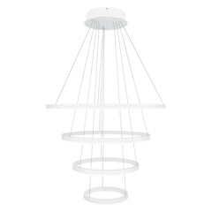 Layer-kattovalaisin muodostuu nimensä mukaisesti neljästä erillisestä metallirenkaasta ja kerroksesta. Kuvassa valkoinen valaisin.