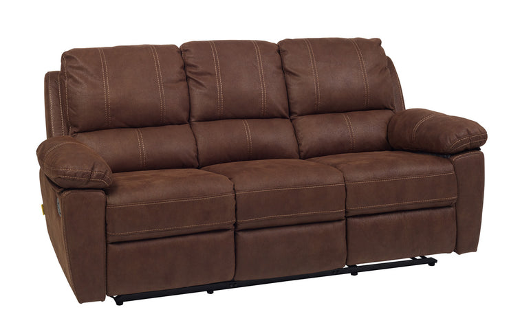 Denver-sohva ruskealla kangasverhoilulla.