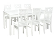Metro-tuolit yhdistettynä 6 hengen Kaisla-pöydän kanssa.