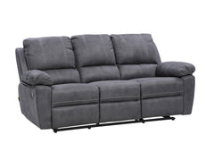 Denver-sohva harmaalla kangasverhoilulla.