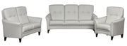 Aura-lepotuoli on ympäriverhoiltu olohuoneen sydän niin yksin, kuin osana kaunista sohvakalustoa. Kuvan 2 ja 3 hengen sohvat myydään erikseen.