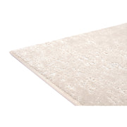 Basaltti-maton nukkapinta rakentuu auki leikatusta ja lenkkinukasta. Lähikuvassa valkoinen Basaltti-matto.