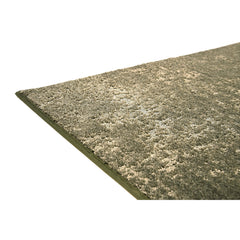 Basaltti-maton nukkapinta rakentuu auki leikatusta ja lenkkinukasta. Lähikuvassa vihreä Basaltti-matto.