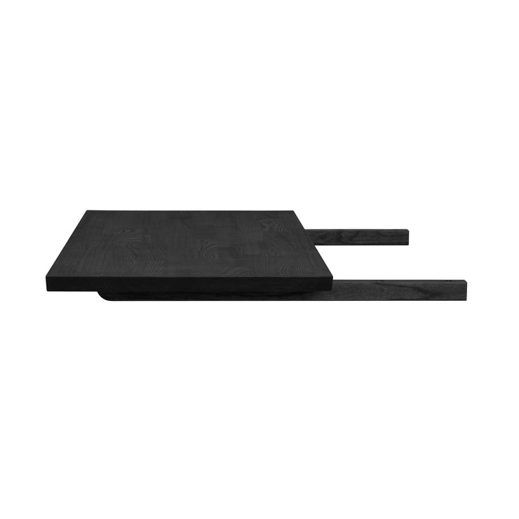 Carradale-ruokapöydän jatkolevy 50 cm, musta.