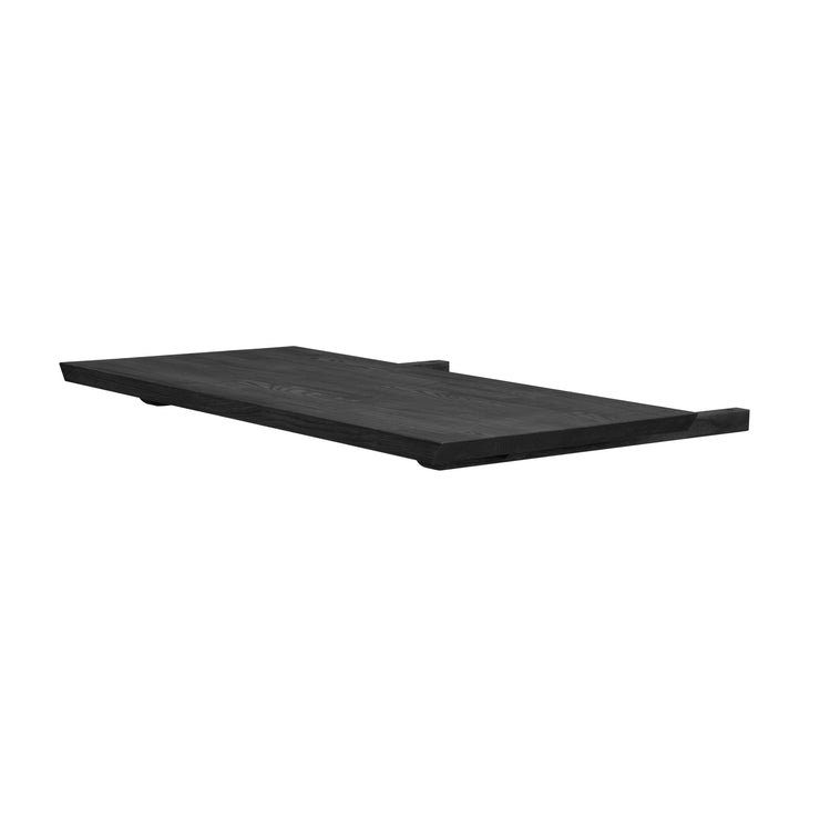 Carradale-ruokapöydän jatkolevy 50 cm, musta.