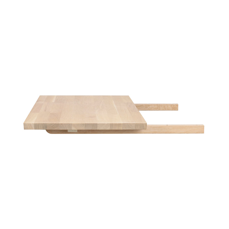 Carradale-ruokapöydän jatkolevy 50 cm, valkotammenvärinen.
