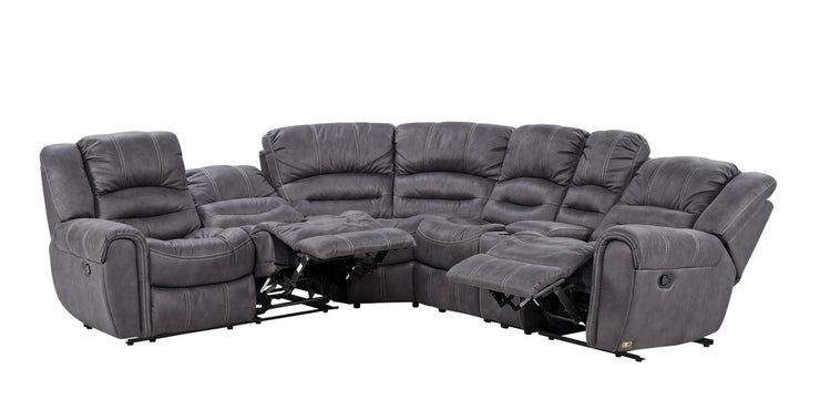 Cinema-kulmasohvaan voi valita moduuleista istuinosat recliner-mekanismilla tai ilman. Voit myös päättää haluatko sohvaasi juomakonsolin, jossa on mukiteline ja säilytystilaa.