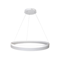 Minimalistisen tyylikäs Circulo-kattovalaisin on saatavana halkaisijaltaan 60 cm, 80 cm ja 120 cm kokoisena.