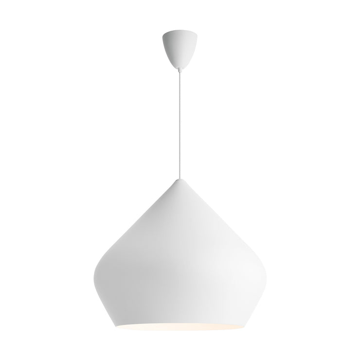 Valkoinen Ø 52 cm Dublin-kattovalaisin.