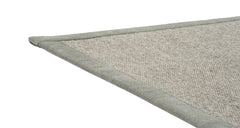 Lähikuva harmaasta Esmeralda villa-paperimatosta.