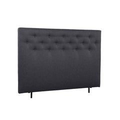 Napillinen 160 cm leveä Hilding Feel -sängynpääty korokejaloilla antrasiitinvärisenä.