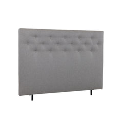 Napillinen 160 cm leveä Hilding Feel -sängynpääty korokejaloilla harmaana.