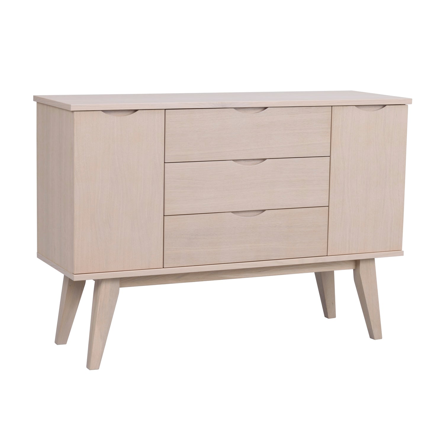 Valkotammenvärinen Filippa-senkki 122 cm.