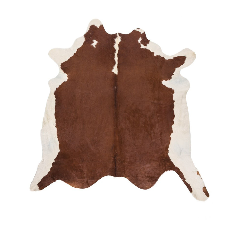 Ruskea-valkoinen häräntalja.