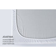 Heaven by Unico -petauspatjansuoja sopii 7-9 cm korkuisiin petauspatjoihin. Tuotepaketti sisältää vain sijauspatjansuojan, petauspatja myydään erikseen.