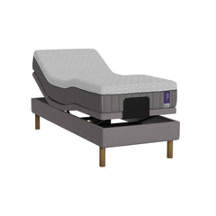 Harmaa Heaven By Unico Fusion -moottorisänkypaketti 90 x 200 cm. Pakettiin kuuluu Suomessa valmistettu, portaattomasti säädettävä 90 cm leveä Lounge-moottorisänky, 90 x 200 cm Fusion Nano Cool™ -patja sekä pyöreät tammen väriset jalat.