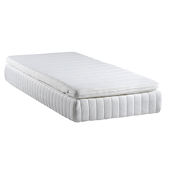 Hilding Feel -joustinpatjassa 90 x 200 cm on valkoinen tikattu joustokangasverhoilu. Joustinpatjapakettiin kuuluu Hybrix Air Coolmax -sijauspatja.