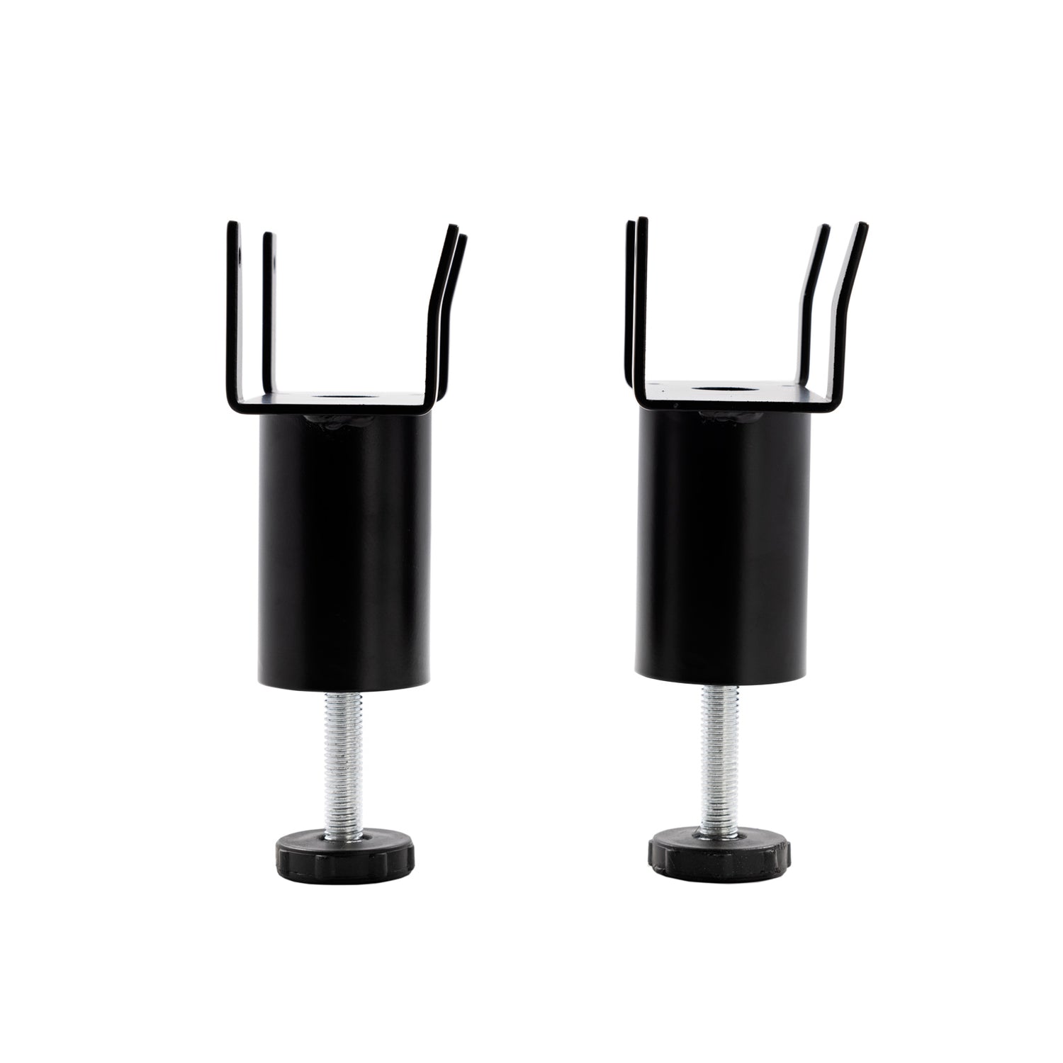 Hilding Feel -jenkkisänkyjen säädettävät 14 - 18 cm korkeat keskitukijalat.