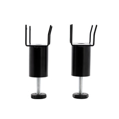 Hilding Feel -jenkkisänkyjen säädettävät 14 - 18 cm korkeat keskitukijalat.