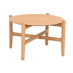 Tammenvärinen 55 cm pyöreä Holton-sohvapöytä.