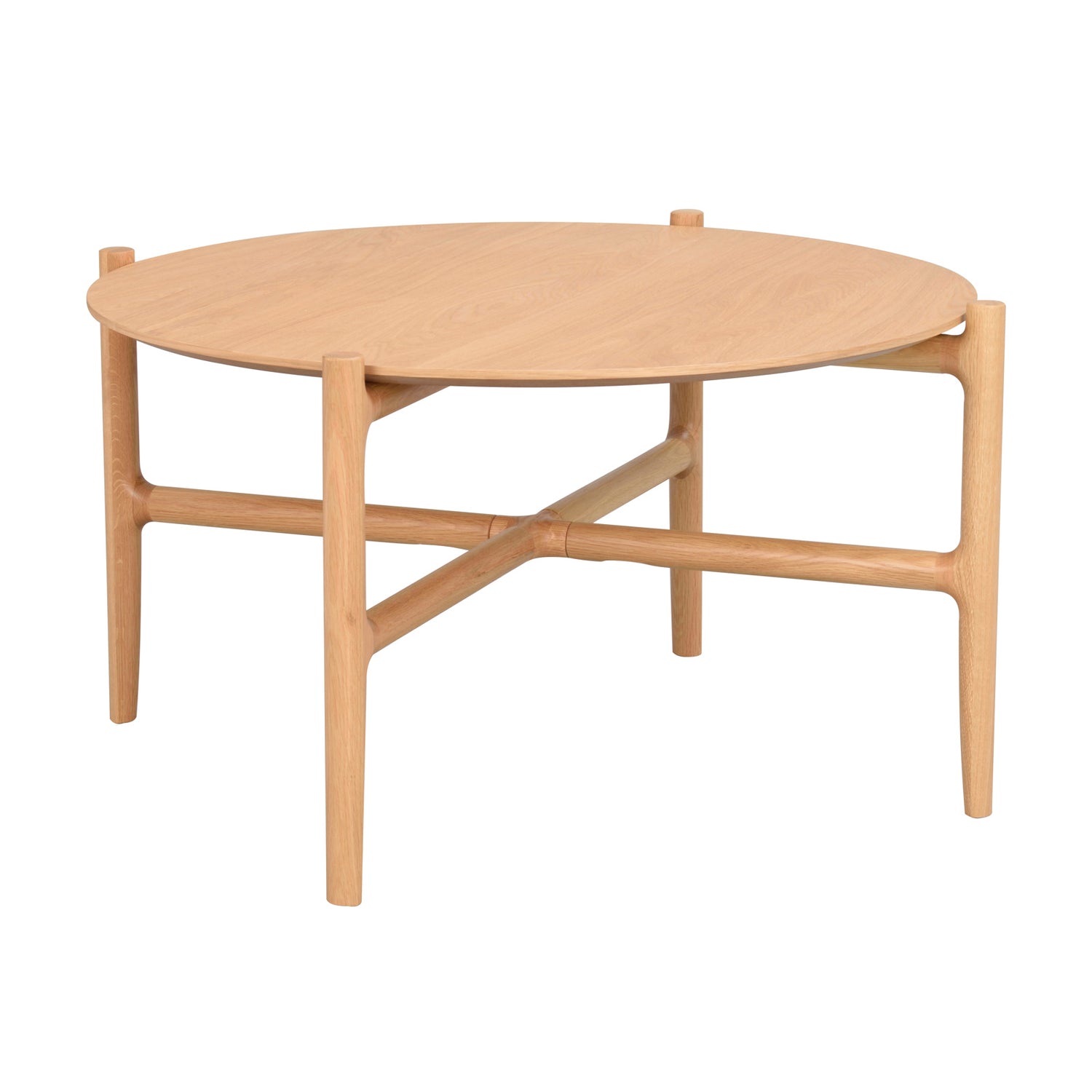 Holton-sohvapöytä 80 cm tammen sävyisenä.