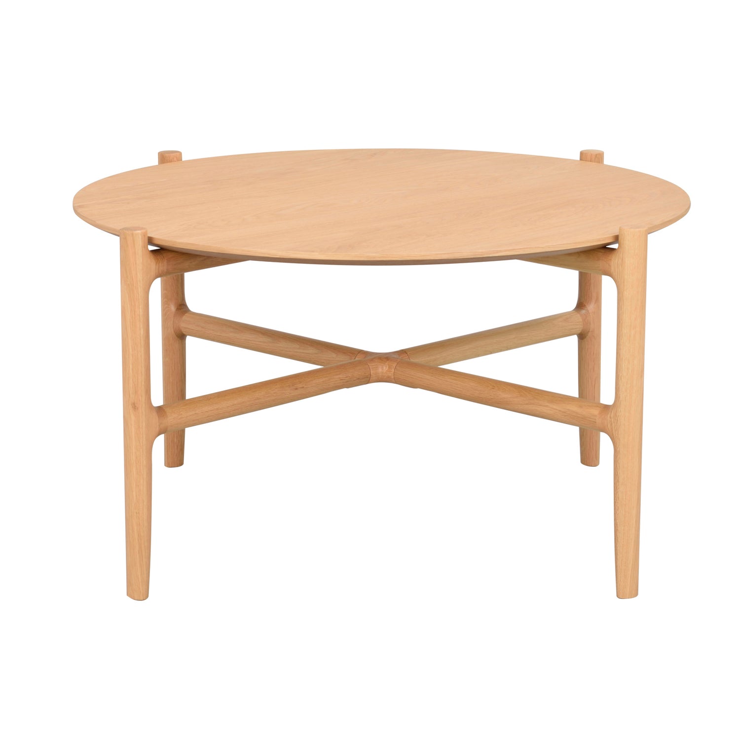 Holton-sohvapöytä 80 cm tammen sävyisenä.