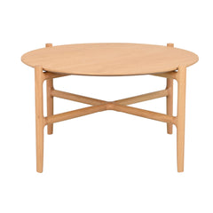 Holton-sohvapöytä 80 cm tammen sävyisenä.