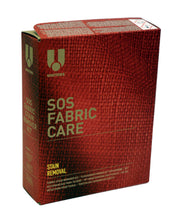 Unitersin SOS Fabric Care -tahranpoistosetin avulla voi poistaa tahrat mistä tahansa tekstiilityypistä.