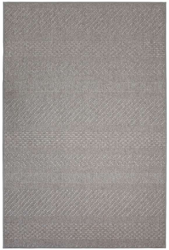 Pyöreän Matilda-maton harmaa väri. Kuvassa on poikkeuksellisesti nelikulmainen matto.
