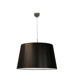 Suurikokoisen Memphis-kattovalaisimen varjostimen halkaisija on 60 cm. Kuvassa valaisin mustana.