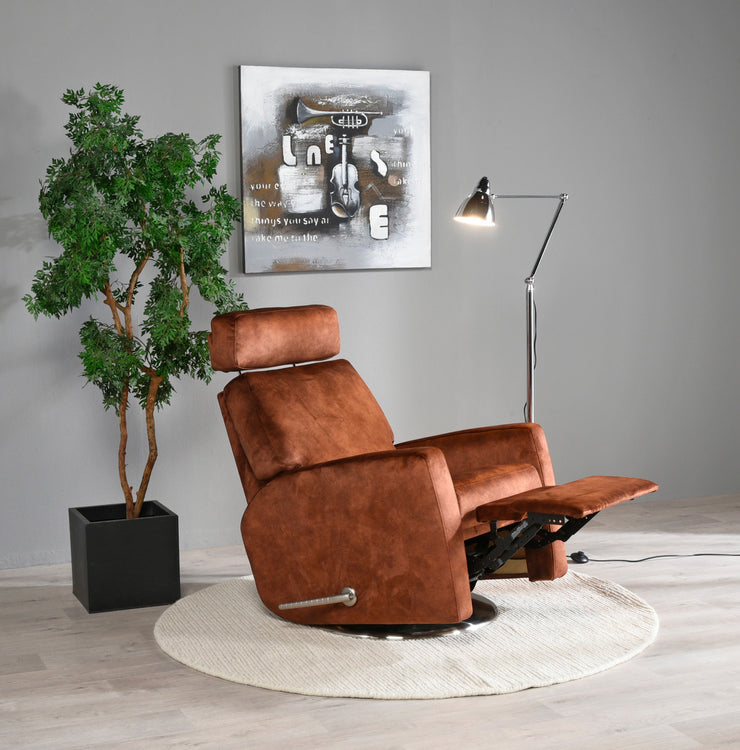Monika recliner ergo-niskatuella, Halihali 300 -verhoilulla.