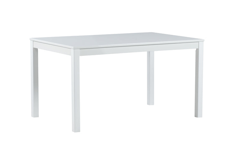Valkoinen Rannikko-ruokapöytä 120 x 75 cm.