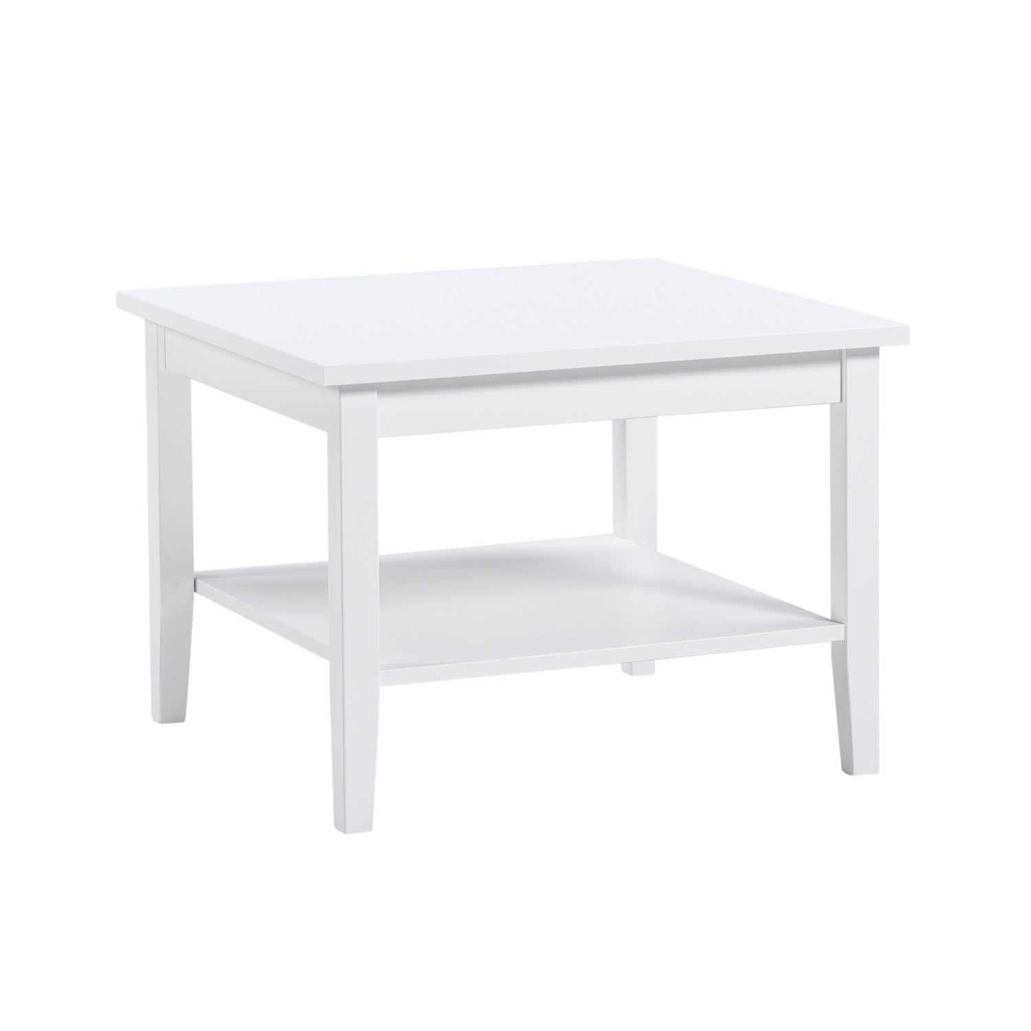 Kokovalkoinen Saara-sohvapöytä.