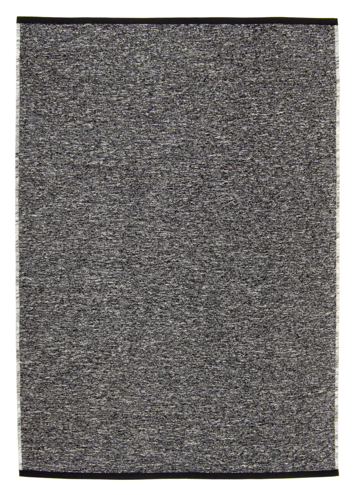 Saima-puuvillamatto mustana.