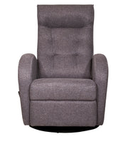 Salla-reclinertuoli antrasiitin värisellä Verde 19 -kankaalla.