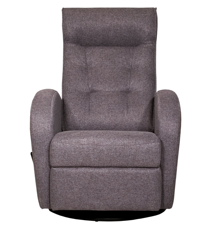 Salla-reclinertuoli antrasiitin värisellä Verde 19 -kankaalla.