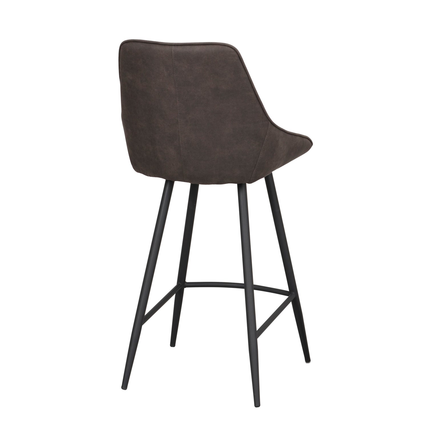 Sierra-baarituoli tummanharmaalla kangasverhoilulla.