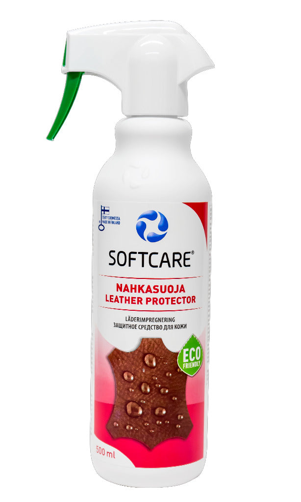 Softcare Nahkasuoja on tehokas suoja erilaisille nahkapinnoille.