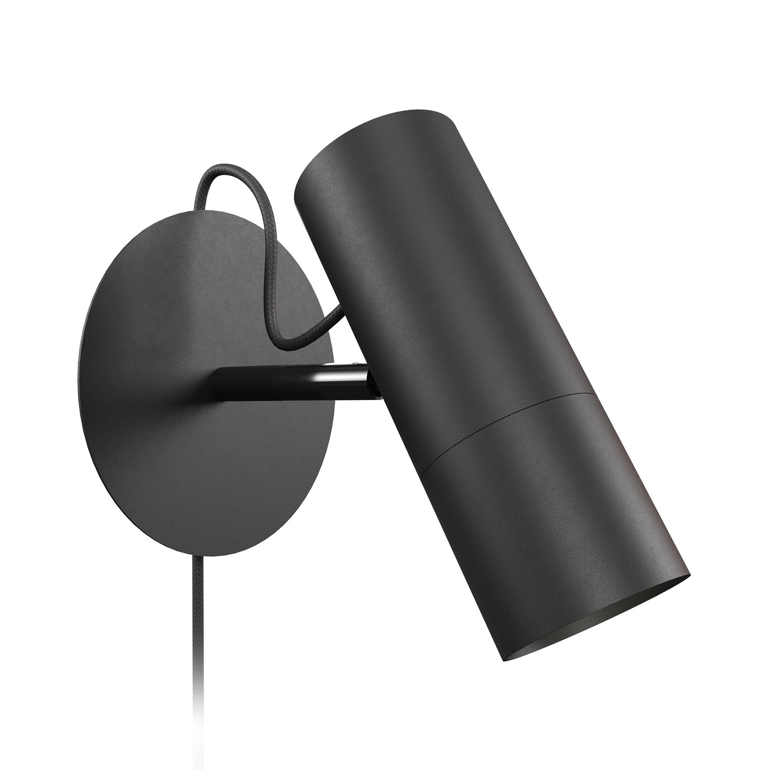 Spot-seinävalaisin mattamustana.