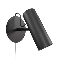 Spot-seinävalaisin mattamustana.