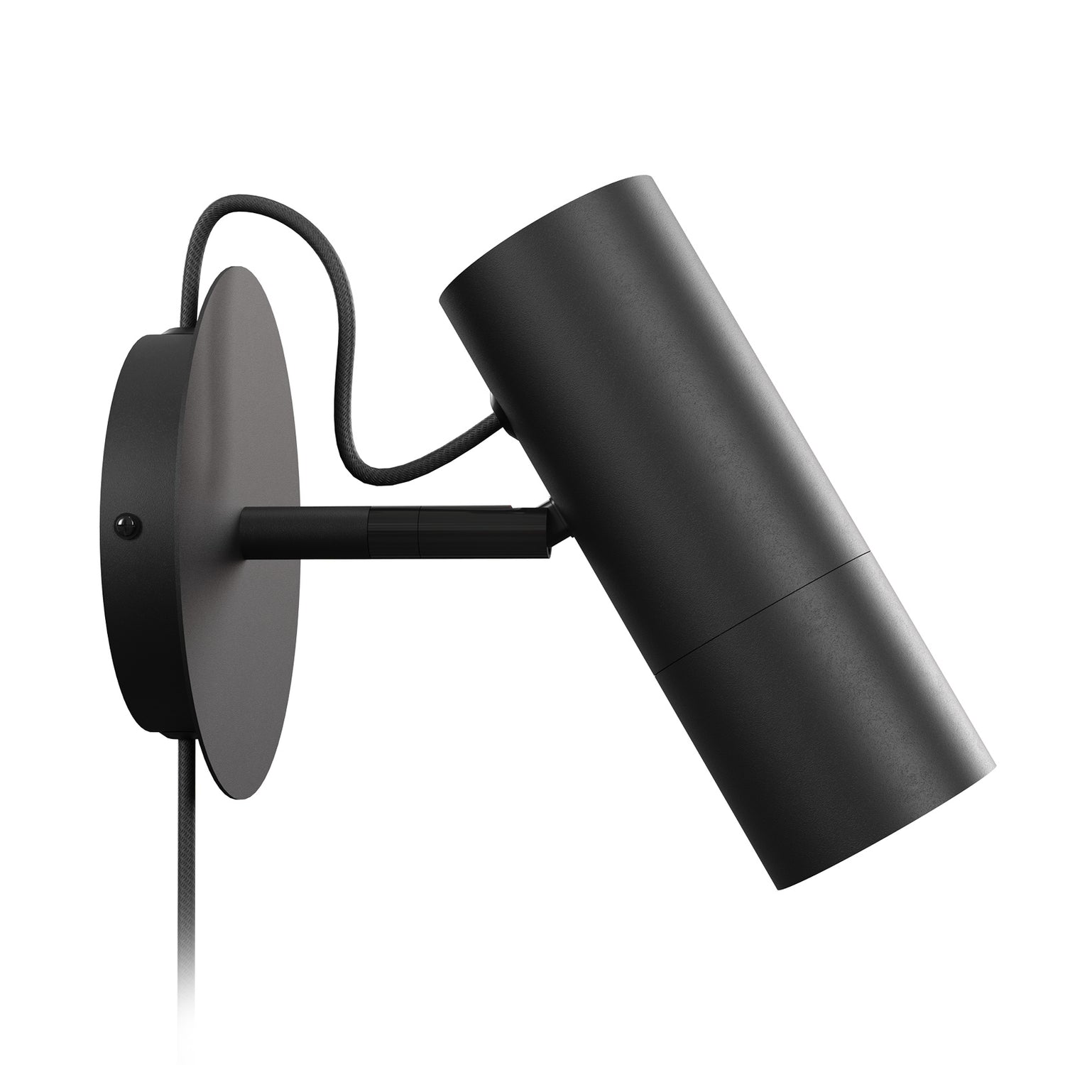 Spot-seinävalaisin mattamustana.